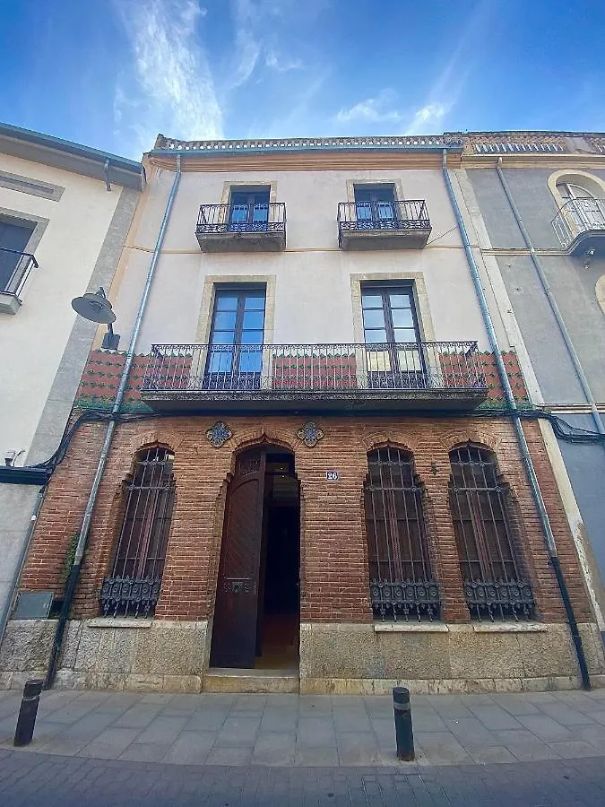 Ca N'Arago, Edificio Modernista Del Arquitecto Rafael Maso Apartment Santa Coloma De Farners 0*,